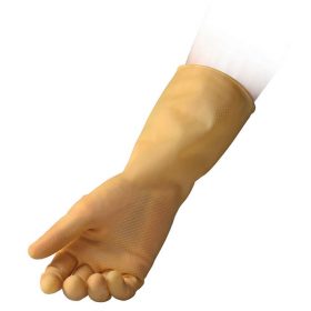 GUANTI IN GOMMA SATINATI