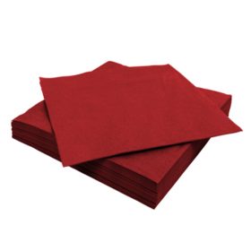 Tovaglioli di carta BORDEAUX 2 veli PC 25x25