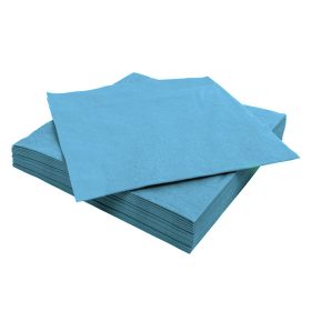 Tovaglioli di carta AZZURRI 2 veli PC 33x33
