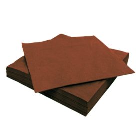 Tovaglioli di carta CACAO micro goffrati 2 veli PC 38x38