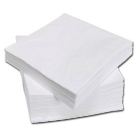 Tovaglioli di carta a secco BIANCHI 40x40