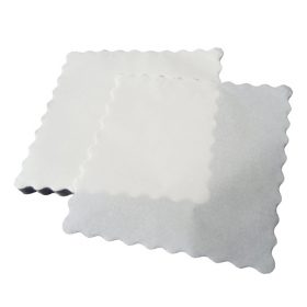 Tovaglioli di carta BIANCHI 1 velo festonati 16x16